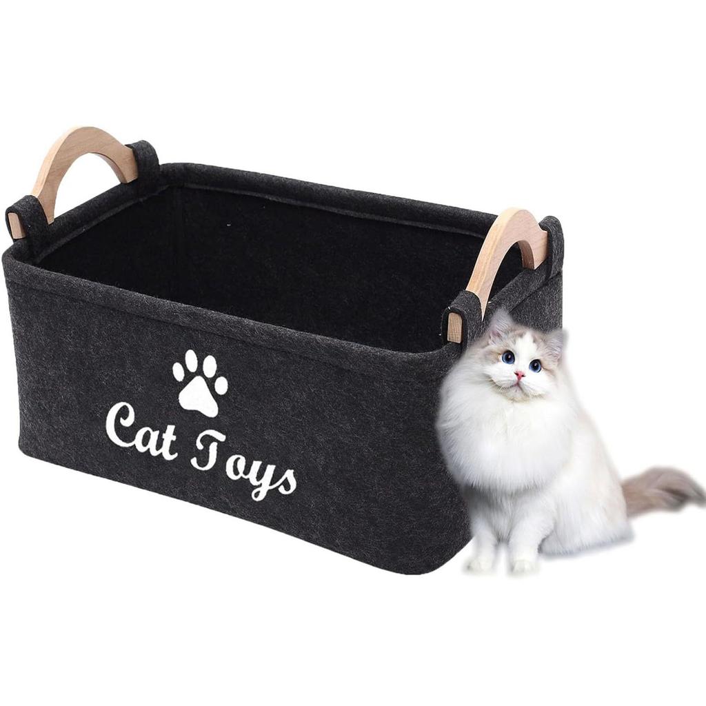 Pet Snack Clothing Toys Felts Storage Basket