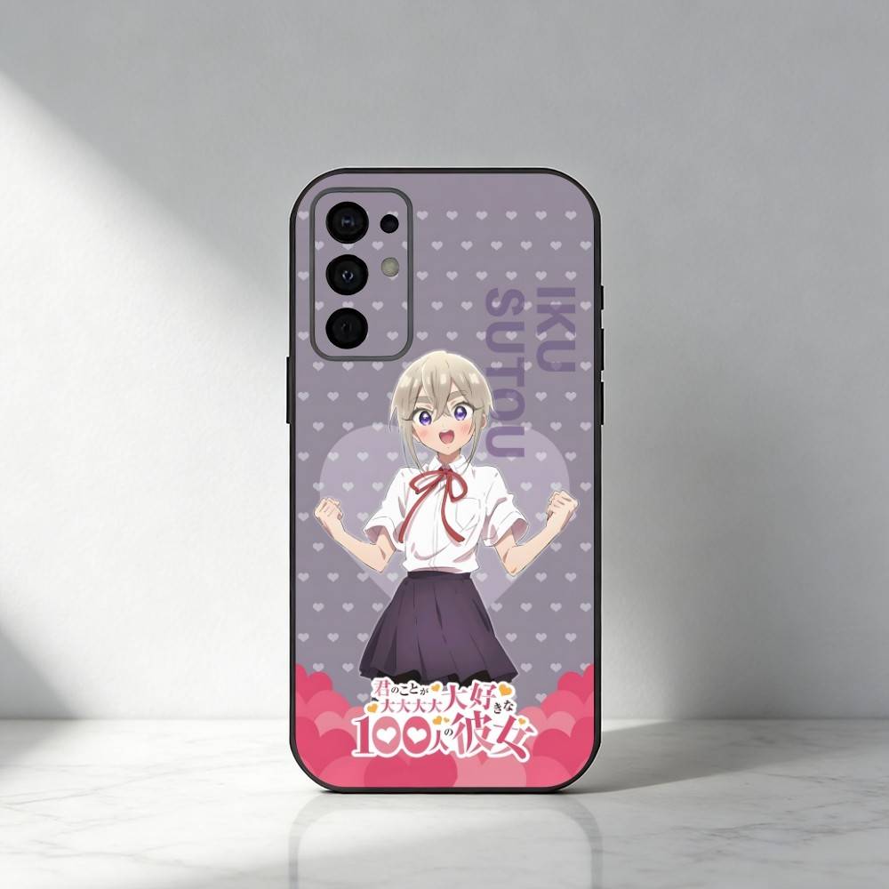 100GF really love you Аниме Чехол для Телефона Для Samsung S25,S24,S21,S22,S23,S20,Ultra,S26,Plus,Fe,Note,5G Черный Чехол