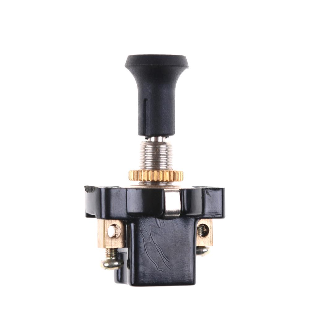 High Performance On-Off Long Push Pull Switch 12V Screw Terminals