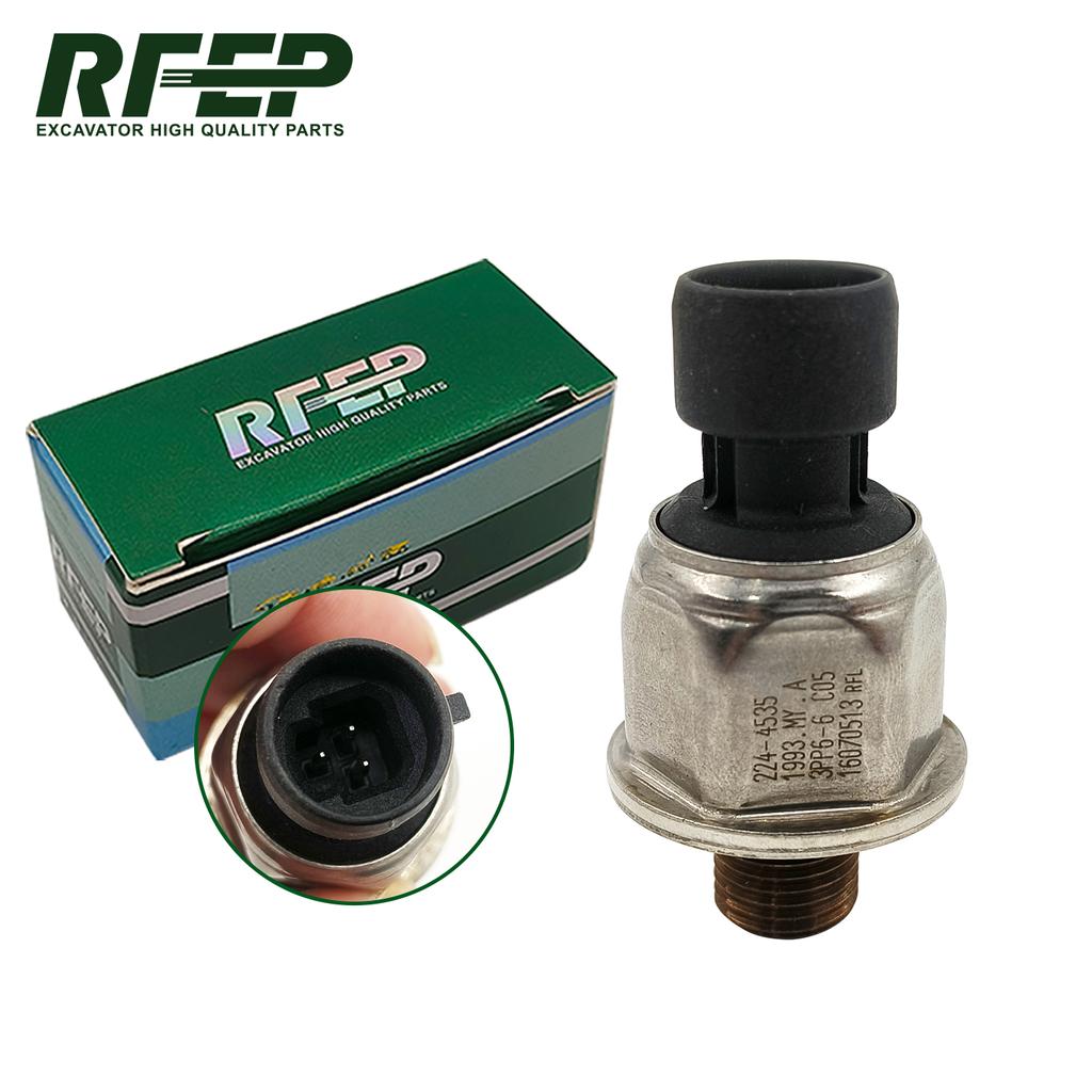 RFEP High Pressure Common Rail Sensor 224-4535 Fit Caterpillar Excavator Diesel Fuel System Maintenance Components