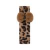 Car Seat Belt Shoulder Cover High-grade Leopard Print Winter Plush Car Anti-choke and Anti-friction Seat Belt Shoulder Protector