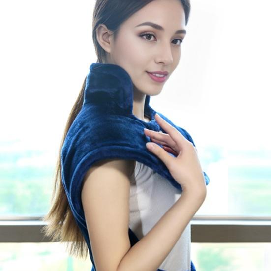 Подогреваемая шаль для шеи с функцией таймера, регулируемая температура, быстрый нагрев, безопасная в использовании электрическая шаль для шеи