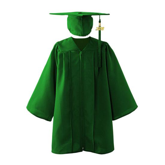 Комплект выпускной мантии и шапочки для детского сада, унисекс, наряд «Поздравляю, выпускник» с кисточками и подвесками 2026 года для дошкольников и детского сада