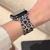 Миланская петля Ремешок Для Apple watch band 46мм 45мм 44мм 40мм 41мм Леопардовый принт Магнитный браслет для iWatch Серии 11/10/9 8 7 6 SE3/Ultra 2 3 4 49мм