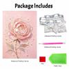 Pearl painting kit DIY pink peony flower home decoration painting