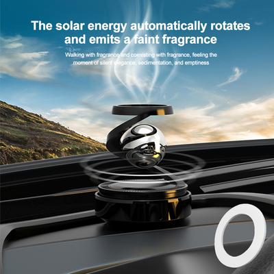 Planet Solar Power Rotation Автомобильный освежитель воздуха с таблетками для ароматерапии Автомобильный солнечный орнамент Автомобильные аксессуары Автомобильный ароматизатор