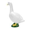 Garden Goose Statue Resin Lifelike Large Size White Goose Sculpture Ornament for Pool Yard Outdoor Decor Garden Goose Statue