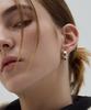 Dawnf 01H01M Серьги из полированного серебра