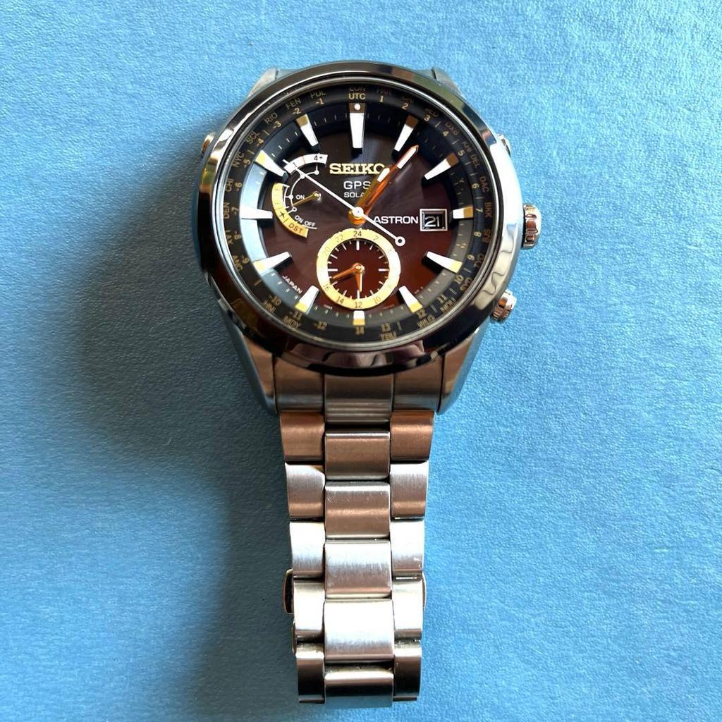Б/у Seiko Astron SBXA005 GPS Солнечные Титановые 7X52