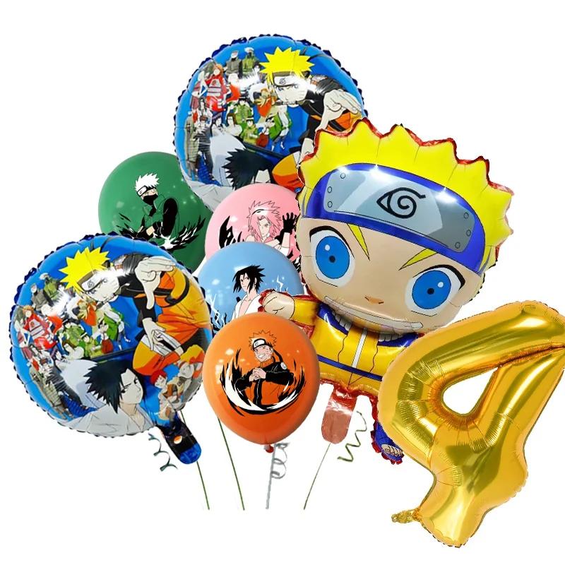 Наруто Декорации Мультяшные День Рождения Деко Повязка на Голову Подарки для Гостей Рюкзак Постер Одноразовая Посуда для Вечеринки Скатерть Тарелки Стаканы