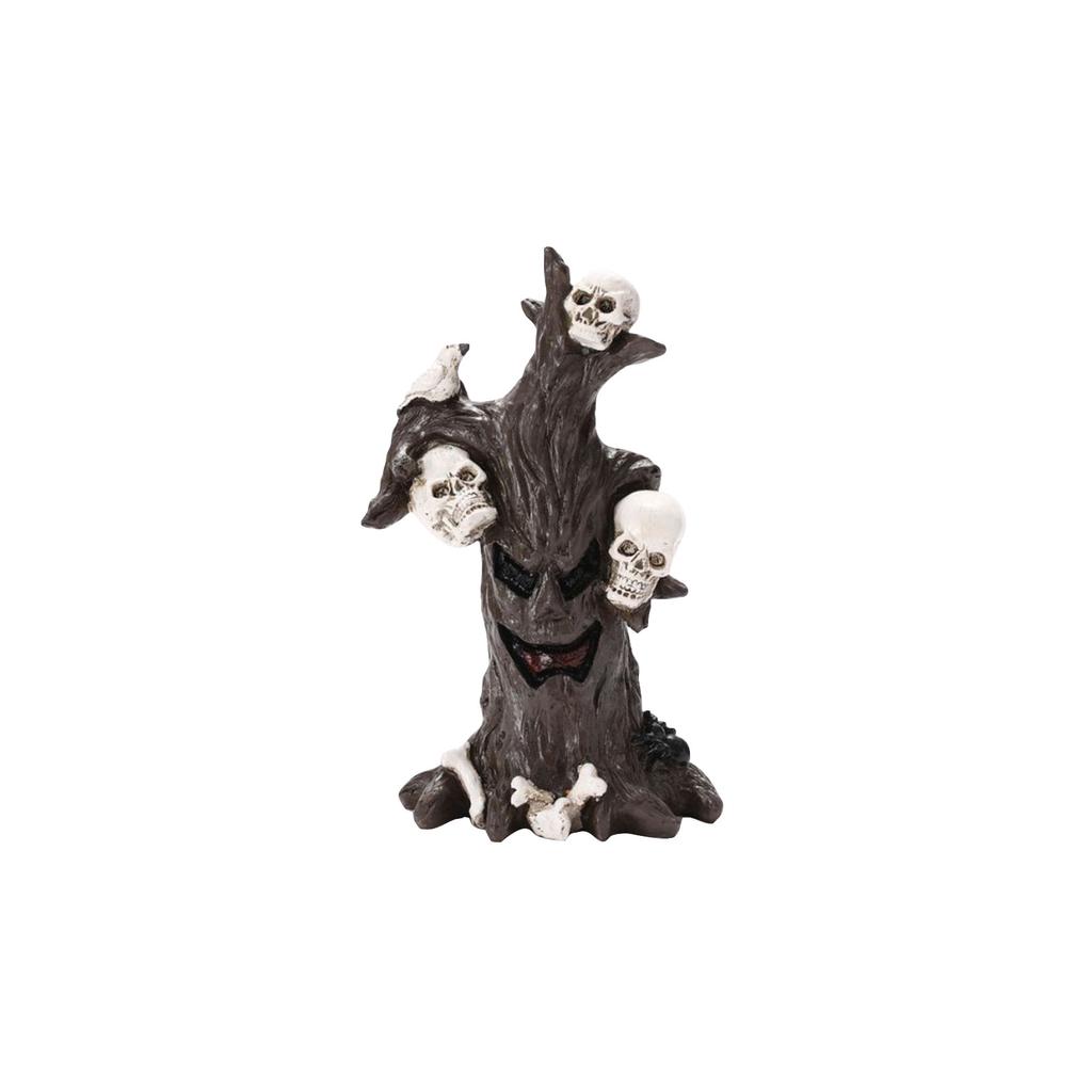 Halloween Tree Statue With Decoration, Tree Skeleton Statue (for Holiday Decoration), Halloween Interior Decoration (for Tabletop Mantel Decoration)