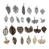 10 шт. Подвески-листья деревьев Подвеска Античный Бронзовый Серебряный Цвет Подвески Для DIY Поделок Фурнитура Ручная Работа Тибетские Украшения