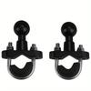 Motorcycle Fine Tube Ball Head Rearview Mirror Fixed Ball Head Mobile Phone Stand Handlebar U-lock Handlebar Modified Parts