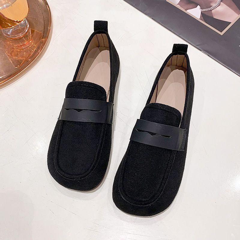 Весенне-осенние ретро лоферы с круглым носком для офиса для женщин, дешевая распродажа, стильные 39, быстрая доставка, женские слипоны