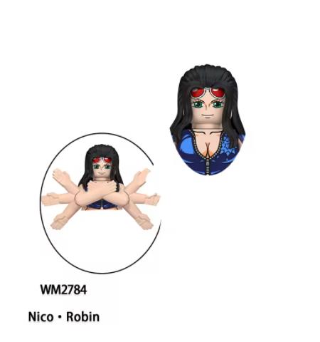 WM6187 WM6189 WM6188 WM6191 ONE PIECE Japanese Cartoon Series Character Anime Action Doll Model Children's Toy