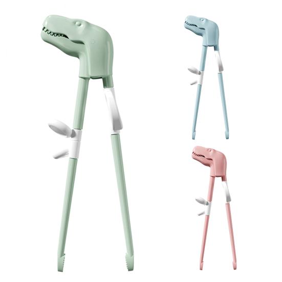 1 Set Baby Chopsticks Cute Interesting Portable Dinosaur Shape Children Training Chopsticks for Home