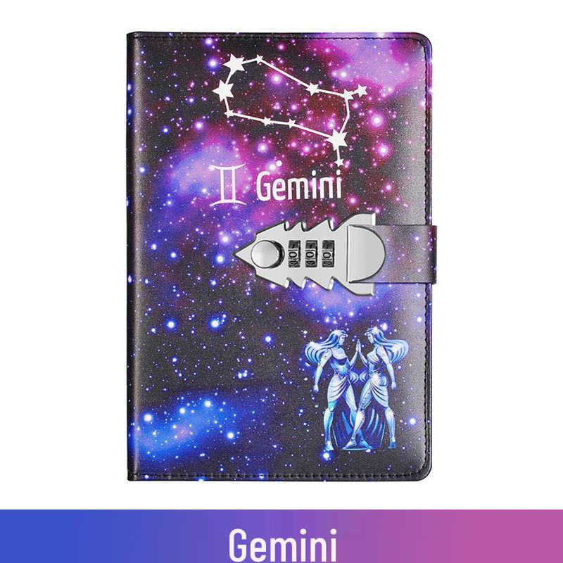 Минималистичный блокнот для паролей «Двенадцать созвездий» - Многофункциональный подарок для бизнеса и офиса