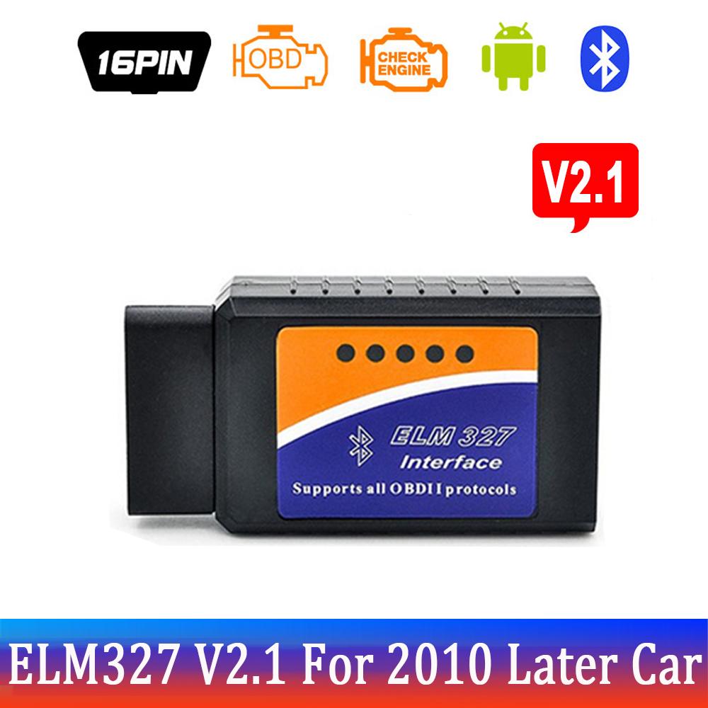 Elm327 Bluetooth OBD2 V1.5 Elm 327 V 1.5 OBD 2 Автомобильный диагностический инструмент сканер Мини Elm-327 Адаптер OBDII Автодиагностический инструмент