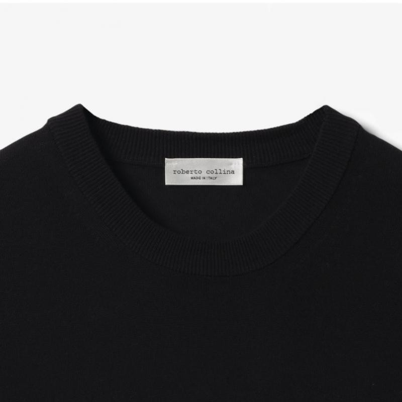 Roberto Collina Comfy Roundneck Tshirt Black Rcf1m50000a98