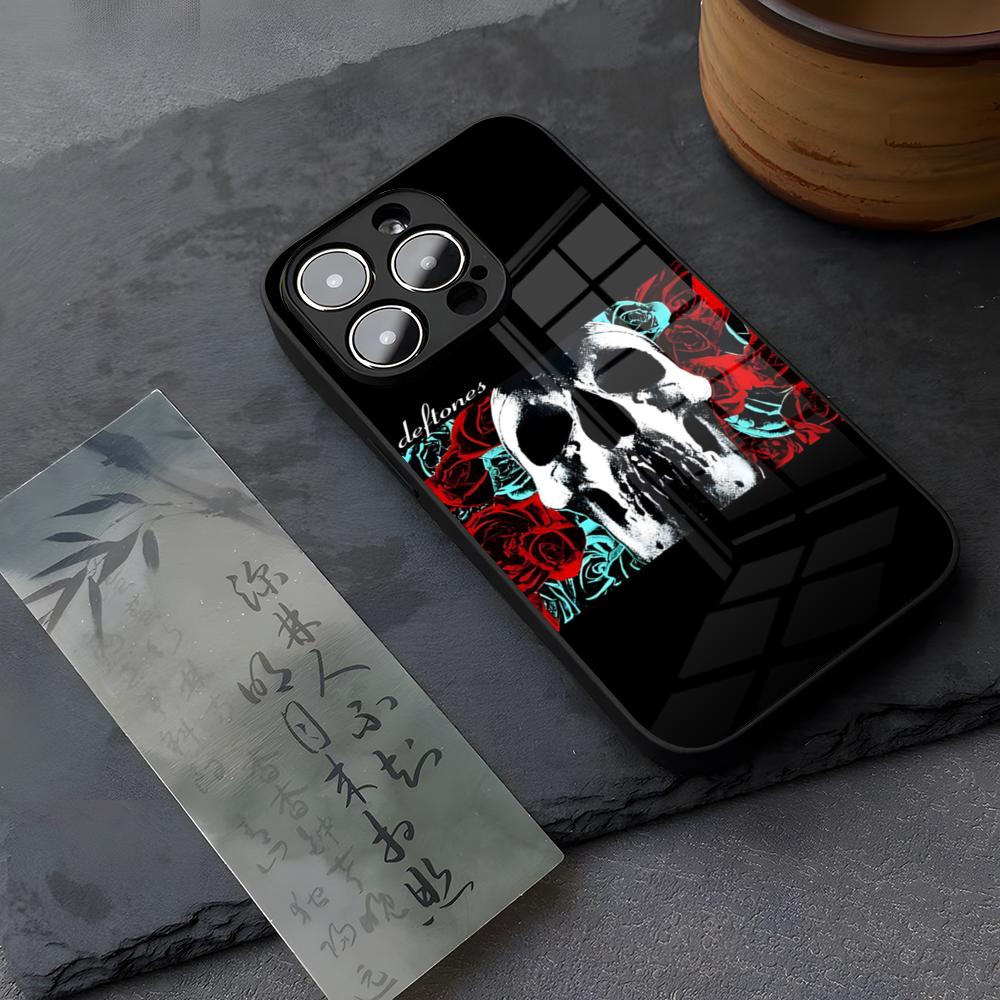Fashion Deftones Phone Case Tempered Glass For IPhone 13 17 14 16 12 15 11 Pro XS Max Plus Mini X XR SE2020 Coque