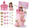 26-piece pink castle princess set