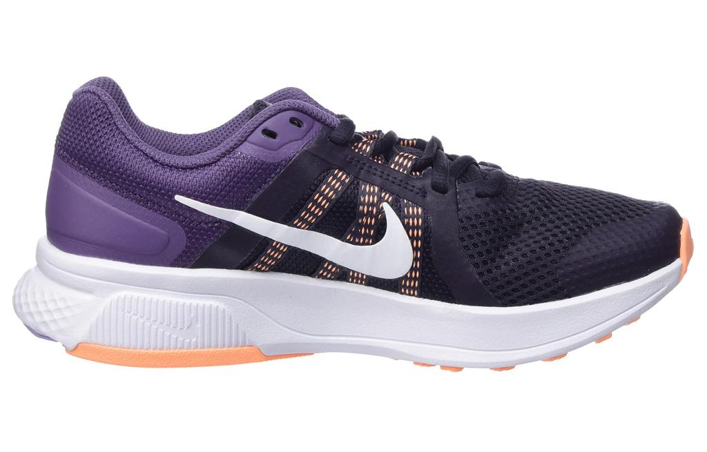 Nike Женские низкие дышащие кроссовки для бега Run Swift 2, устойчивые к истиранию, фиолетово-белые CU3528-501
