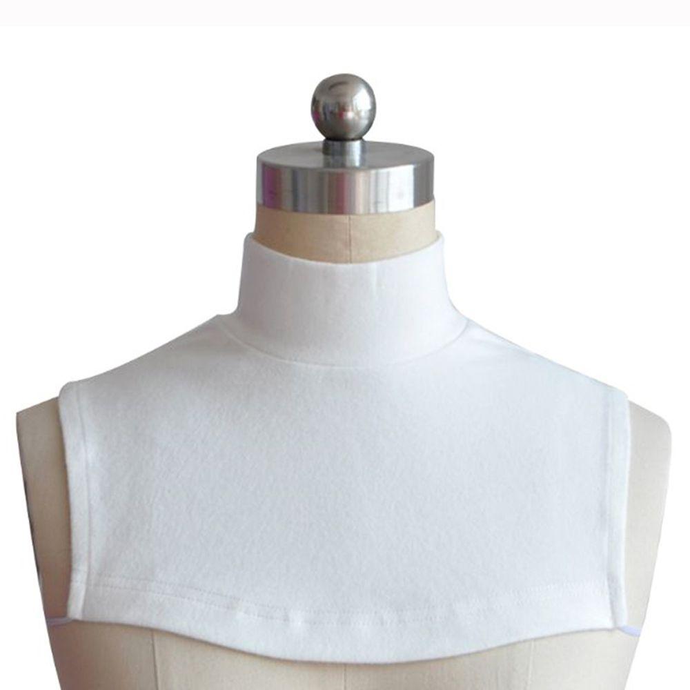 Solid Color Removable Detachable Half Top Dickey Neck Warmer Fake Collar Turtleneck False Pullover