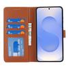 Для Samsung Galaxy S25 Чехол-подставка Противоударный Кожаный Чехол-кошелек для телефона