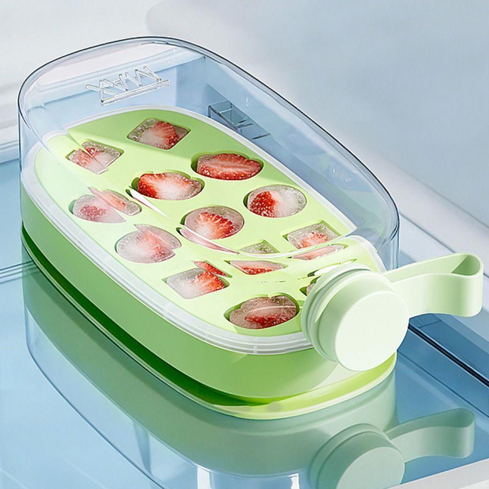 2 in 1 Ice Cube Kettle Press Type Ice Mould Tray Unique Ice Maker Bar