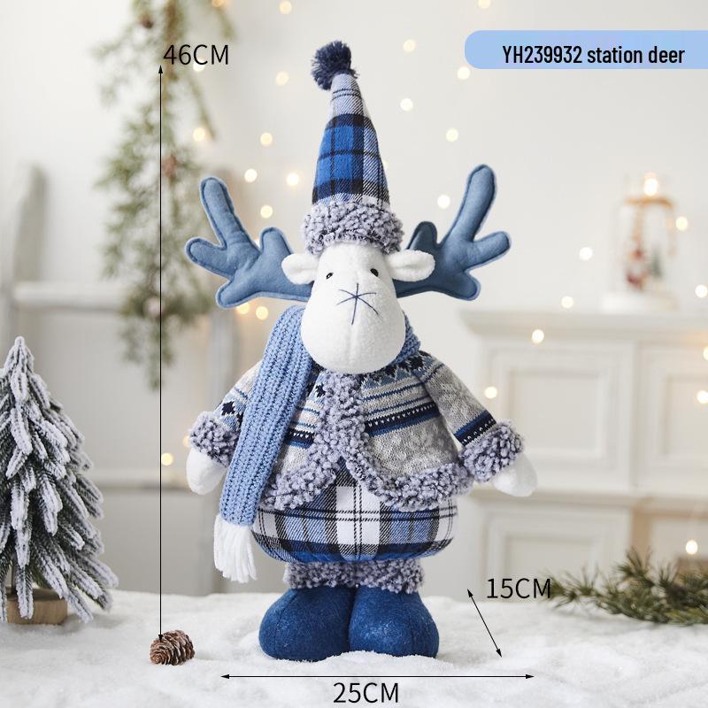 Серия «Рождественская снежинка»: Снеговик, Санта и Олень - Ёлочные игрушки для праздничного декора