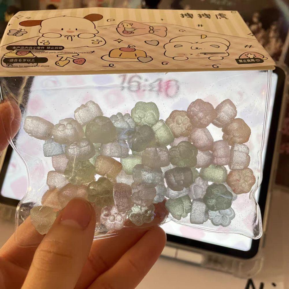 50pcs Soft Cat Paw Fidget Toy Kneading Cat Paw Pinch Toy Cat Paw Squeeze Toy Kids Tricky Doll