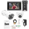 Wired Wifi Video Doorphone 7in Monitor Night Vision Intercom APP Remote with 2 AHD Cameras for Tuya