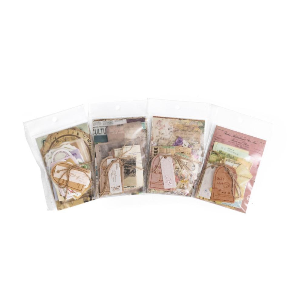 100 шт./упак. Фоновый декор Скрапбукинг Журнал DIY Коллаж Набор Винтажные материалы Бумага Студент