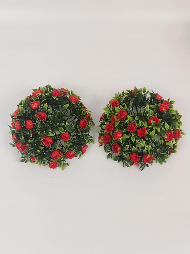 Искусственная трава Зеленый Растение Шар Трава Искусственная Уличный Декор Колышки Газон Трава Музыка ветра Настенный декор Чаша Искусственные Подвесные корзины с цветами