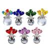 Handmade Crystal Rose Bouquet Simulated Flowers Eternal Rose Decoration  Anniversary