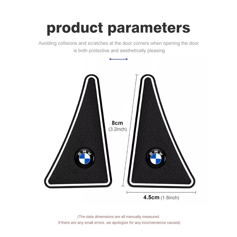 2025 Hot 2pcs Car Door Corner Anti-Collision Protector Bumper Sticker For BMW E90 E60 E46 E39 F30 F10 E87 X3 X4 X5 X1 G30 G20