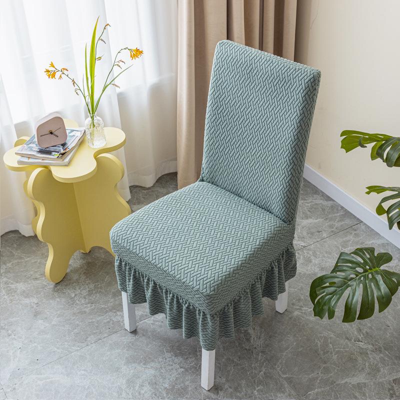 Эластичный утолщенный универсальный комплект чехлов для стульев и табуретов для обеденного стола