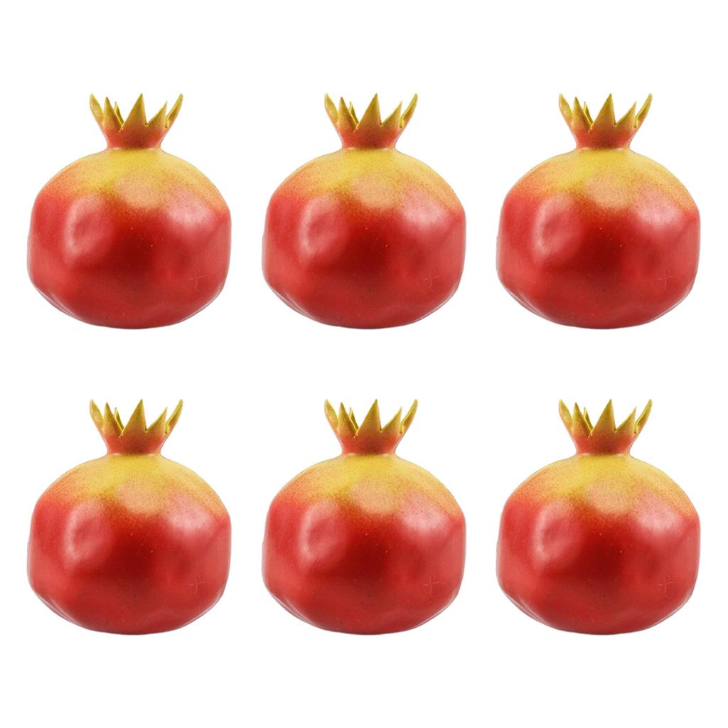 6Pcs Artificial Fruit Fake Fruit Simulation Fruit Photography Props for Kitchen Parties Decorations 24 Kind of Fruit
