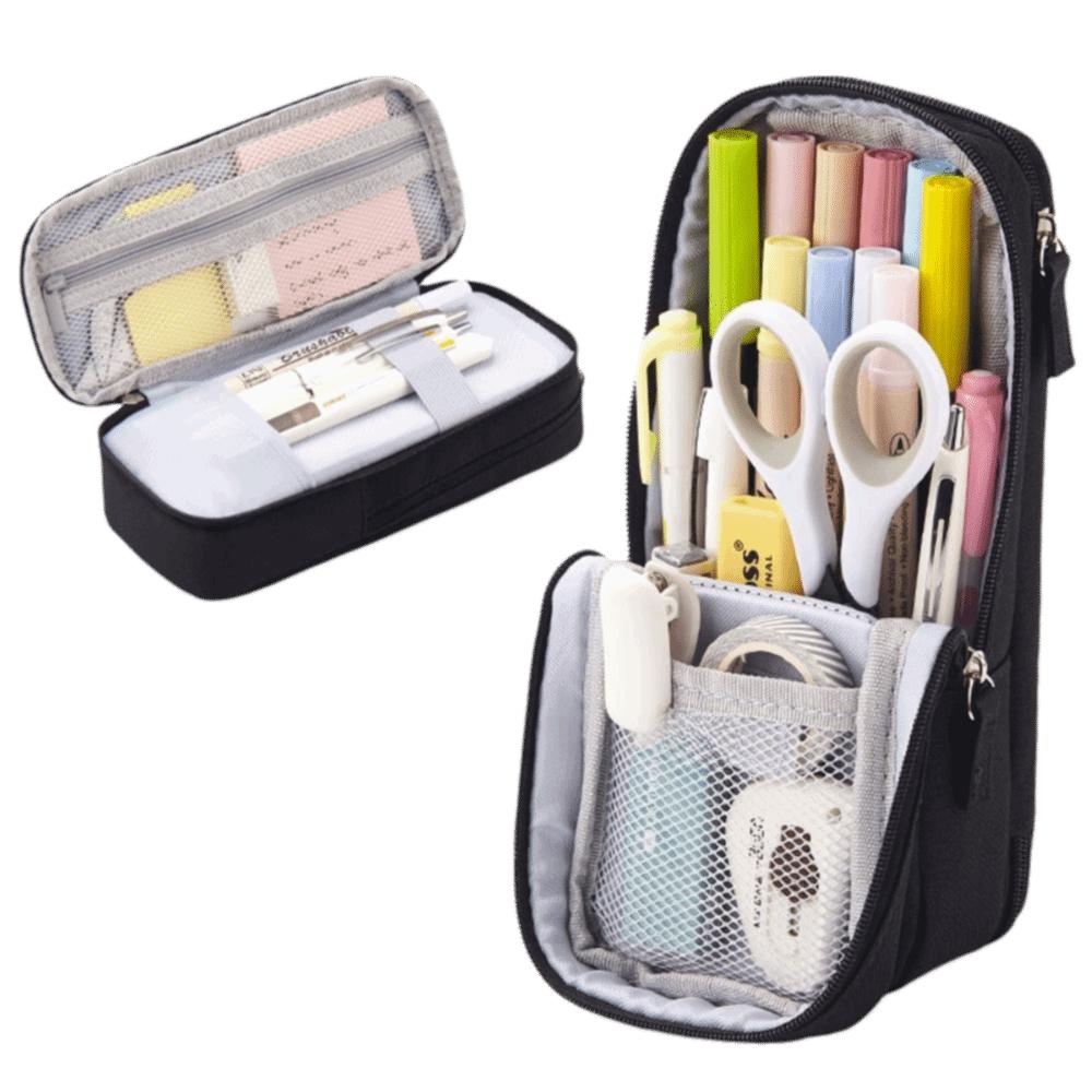Simple Pen Storage Bag Large-capacity Student Stationary Boxes Folding Pencil Case  Children