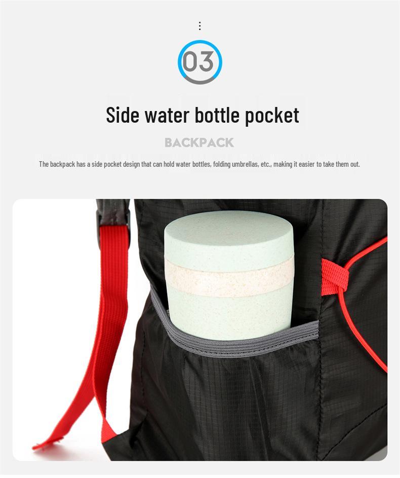 Ultralight Folding Cycling & Hiking Backpack - Portable and Lightweight Outdoor Sports Pack