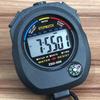 Professional LCD Sports Stopwatch Waterproof Training Timer Portable 24H Clock Watch