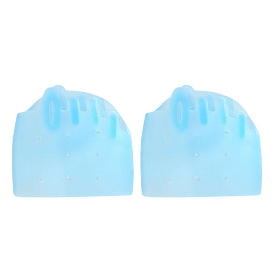 4 пары силиконовых разделителей пальцев ног для женщин, мягкие разделители пальцев ног для перекрывающихся пальцев ног, корректор стопы, выпрямитель для перекрывающихся пальцев ног