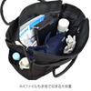 HOZAN Tote Business Large Free Classic с внутренним карманом, сумка, вместимость, стоячая, черная, B-722