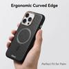 Роскошный деловой чехол с магнитным креплением и текстурой личи для iPhone 17 Pro Max 16 15 14 13 для Magsafe Ударопрочный чехол