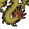 Chinese Dragon Golden Jeans Decoration On Clothes Clothing Accessory Patch Applique DIY