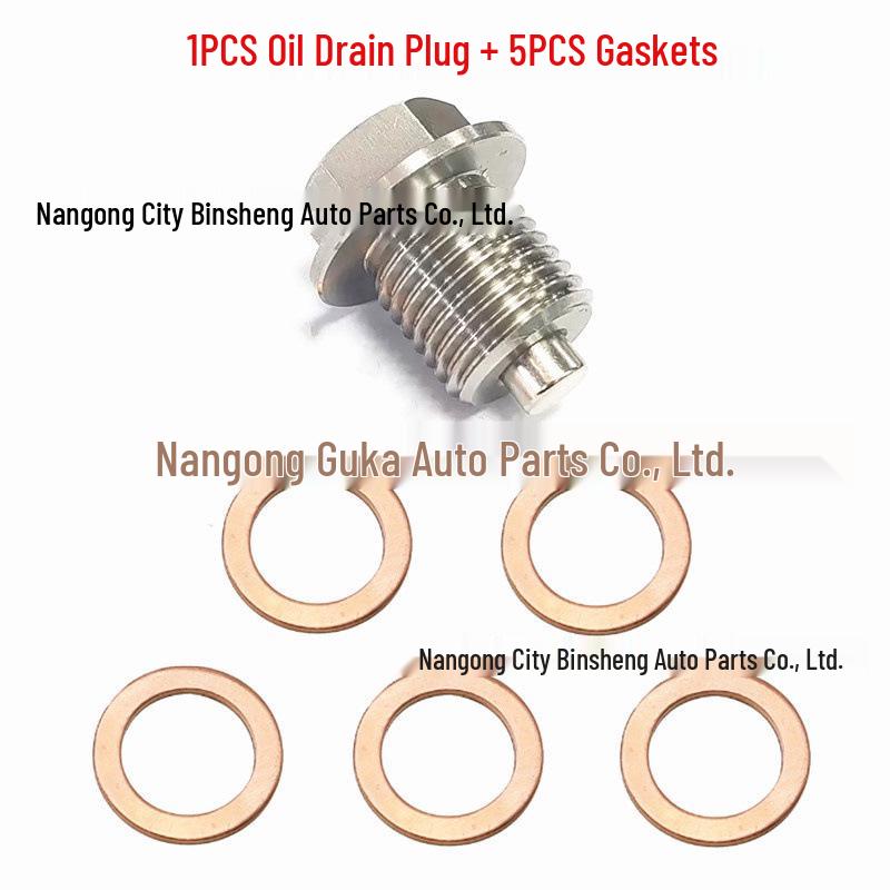 Магнитная пробка сливного отверстия масла M14 x 1.5 для Honda, Ford, Hyundai, Mazda - Сильный магнитный болт поддона картера
