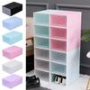 Protection Rack Foldable Footwear Holder Shoe Cabinet Storage Box Clear Shoes Shoe Organizer