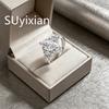 925 Sterling Silver Stylish Luxury 4 Carat Horse Eye Zircon Ring, Birthday Anniversary Wedding Party Gift, Ladies Jewelry