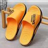 Plus Size Men's Slippers Summer Sport Style Slides Outdoor Anti-slip Thick Sole Breathable Fashion Slip-on Beach Casual Sandals