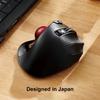 ELECOM Wireless Trackball Red 6 Tilt Function Optical Mouse, (Thumb), Ball, Buttons, (Left/Right Scrolling), Gaming-Grade Sensor, Black, M-XT3DRBK-G